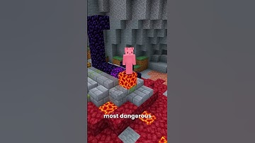 🧐What is The Most Dangerous Block in Minecraft?🗿... #minecraft #shorts