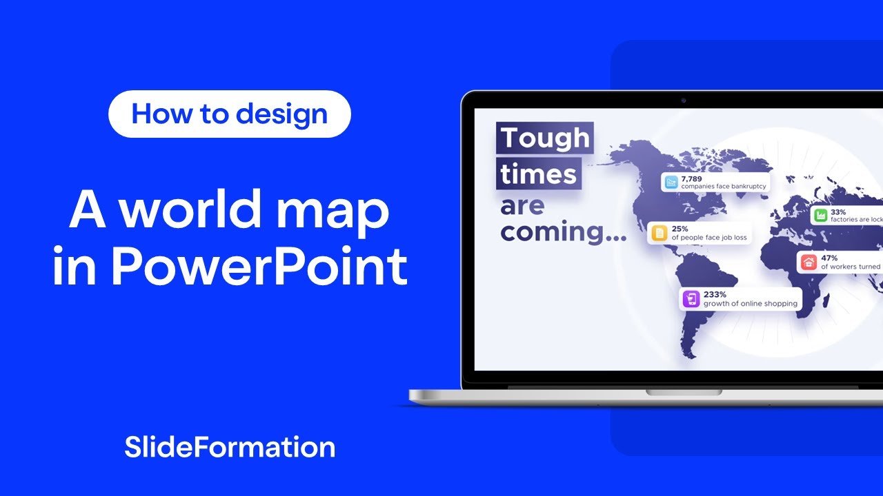 How to Design a World Map in PowerPoint - YouTube