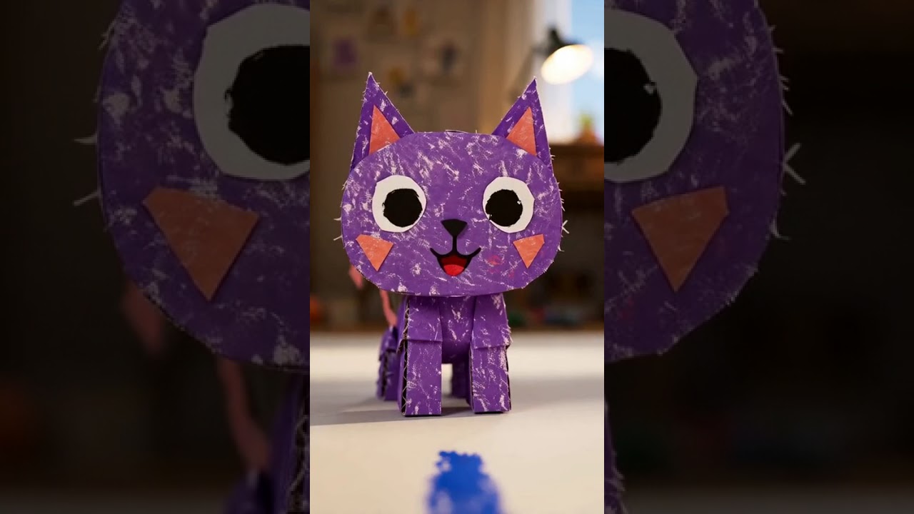 Mimi Draws Her First Line 💜🖍️ | Blue Zippy Cat S16E03 - YouTube