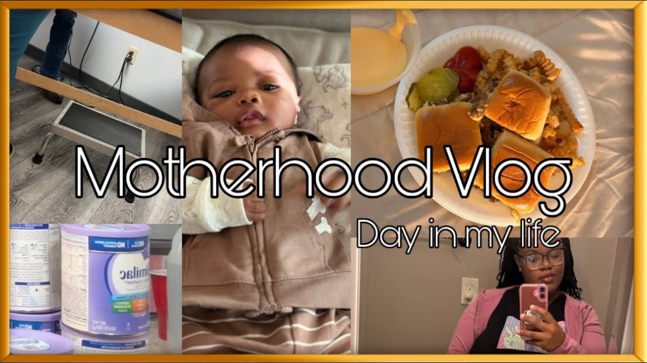 Motherhood Vlog | baby doctor appointment | 2month | run errands ( gets baby) and cooked|