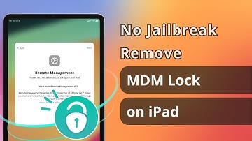 [ No Jailbreak ] How to Remove Mobile Device Management on iPad | 2024