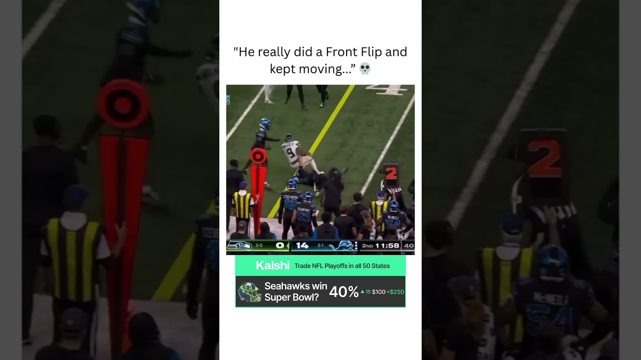 Click the link in bio to claim $10 with code SUPERBOWL10 | Kenneth Walker Defies Physics 🤯