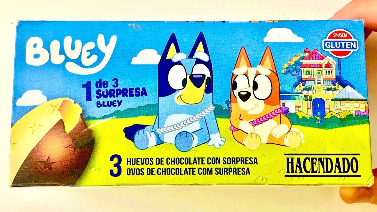 3 BLUEY SURPRISE EGGS FAST AND RELAXING ASMR