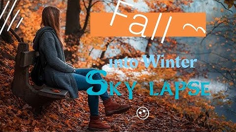 Fall into Winter Skylapse 