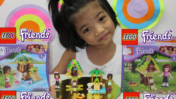 LEGO Friends  Andrea Floating Pet House, Olivia Tree House Toy Unboxing - Kiddie Toys