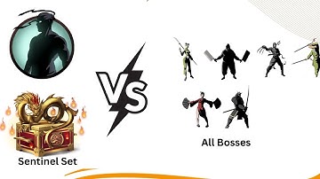 Shadow Fight 2 Sentinel Set Vs All Bosses Part 2 | Android Gameplay No Hack