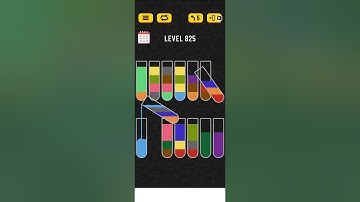 Water sort puzzle level 825