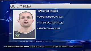 Man pleads guilty to vehicular homicide in crash that killed elderly man