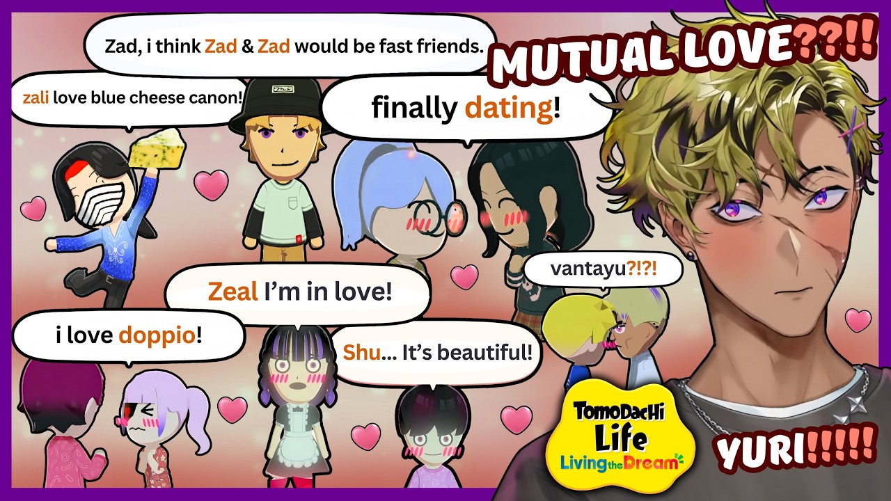 [TOMODACHI LIFE] DAY 5 : Vanta’s Yuri Agenda… Everyone’s Falling in Love 💘