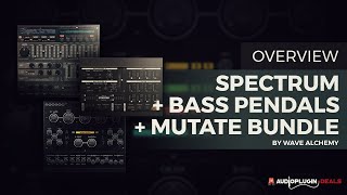 Checking Out Bass Pedals, Mutate, and Spectrum by Wave Alchemy!