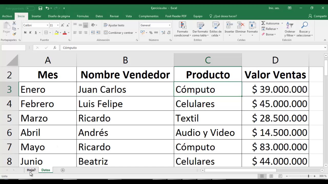 Curso de Microsoft Excel 2016 Tablas Dinámicas Taller 4 - YouTube