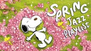 Uplifting Morning Jazz with Snoopy 🌸☀️🎧 | Fresh Jazz Playlist Vibes to Relax and Chill Morning