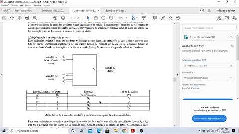 15 Clase TEEL 2023 Multiplexor de 4 entradas de datos