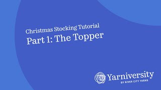 Christmas Stocking Topper (Section 1)