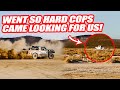 RACING SUPERCARS IN THE DESERT AT 100+MPH  W/ A $750K RAPTOR TROPHY TRUCK!