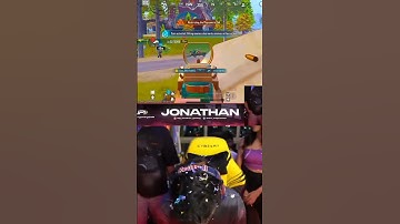 JONATHAN GAMING Insane 1v4 clutch 🥵 #jonathangaming #shorts #youtubeshorts #trendingshorts
