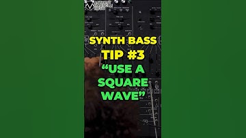 Synth Bass Tip #3 “Use A Square Wave” #music #musicproduction