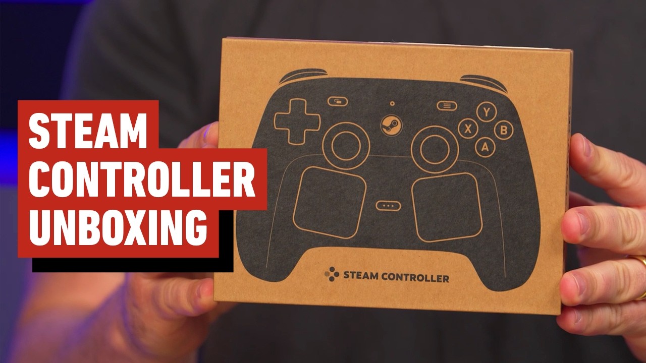 The New Steam Controller Unboxing - YouTube