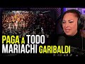 CONTRATA TODO el MARIACHI DE GARIBALDI Y TOCAN CIELITO LINDO! Termino llorando! vocal coach REACTION