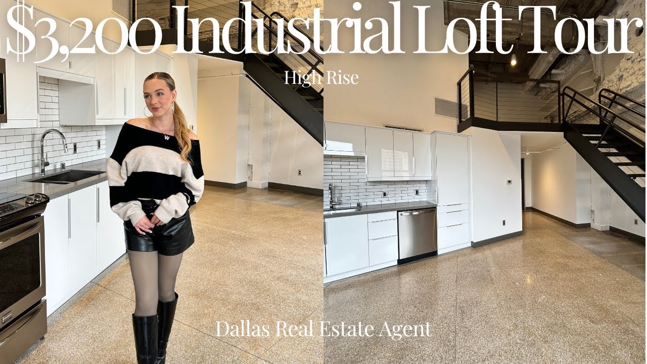 $3,200 INDUSTRIAL LOFT TOUR IN DALLAS | Would you live here?