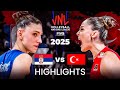 TURKIYE Vs SERBIA HIGHLIGHTS Women S VNL 2025