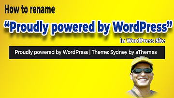 How to change and remove Proudly powered by WordPress in footer | Remove Proudly powered from footer