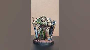 How to Paint Dark Angels Death Wing Terminators #shorts