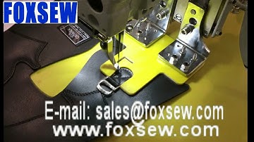 Automatic Shoes Buckle Hook Attaching Sewing Machine