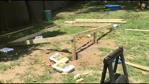 Building a Level Base For Shed On Uneven Ground