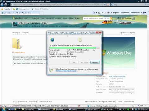 como usar USB en windows  98