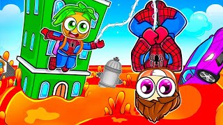 ROBLOX THE FLOOR IS LAVA: Spiderman Edition