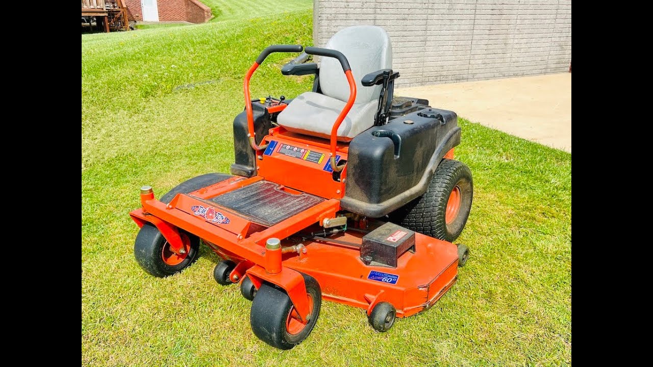 Lot 1 60 Inch Bad Boy Zero Turn Mower YouTube