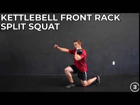 Kettlebell Front Rack Split Squat