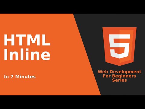 HTML Inline Text - Web Development for Beginners