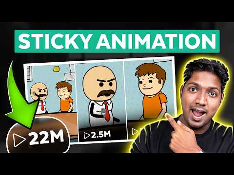 How to Create Sticky Animation Videos That Go Viral (Step-by-Step Tutorial) - video from WebSpaceKit