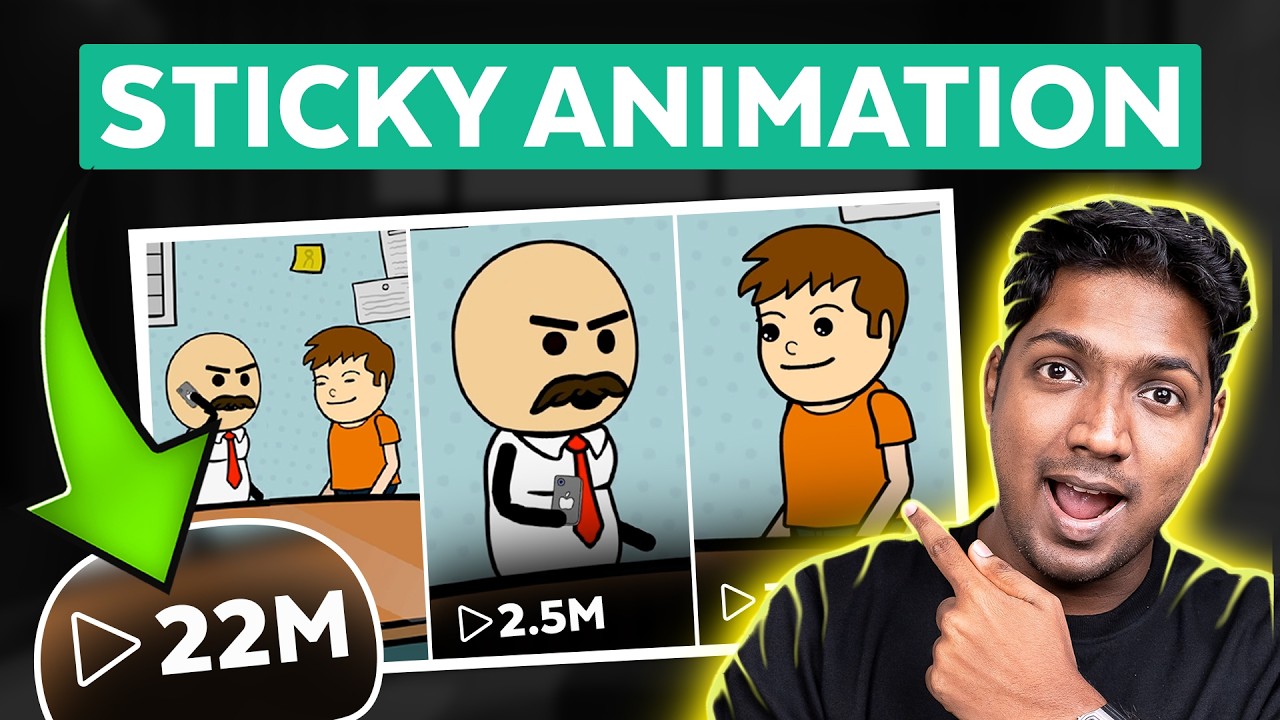 How to Create Sticky Animation Videos That Go Viral (Step-by-Step Tutorial)