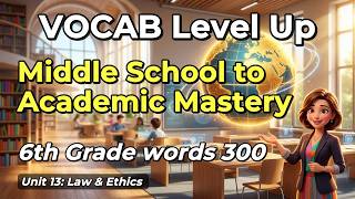 Unit 13: Law & Ethics | VOCAB Level Up | 6th Grade Academic Mastery