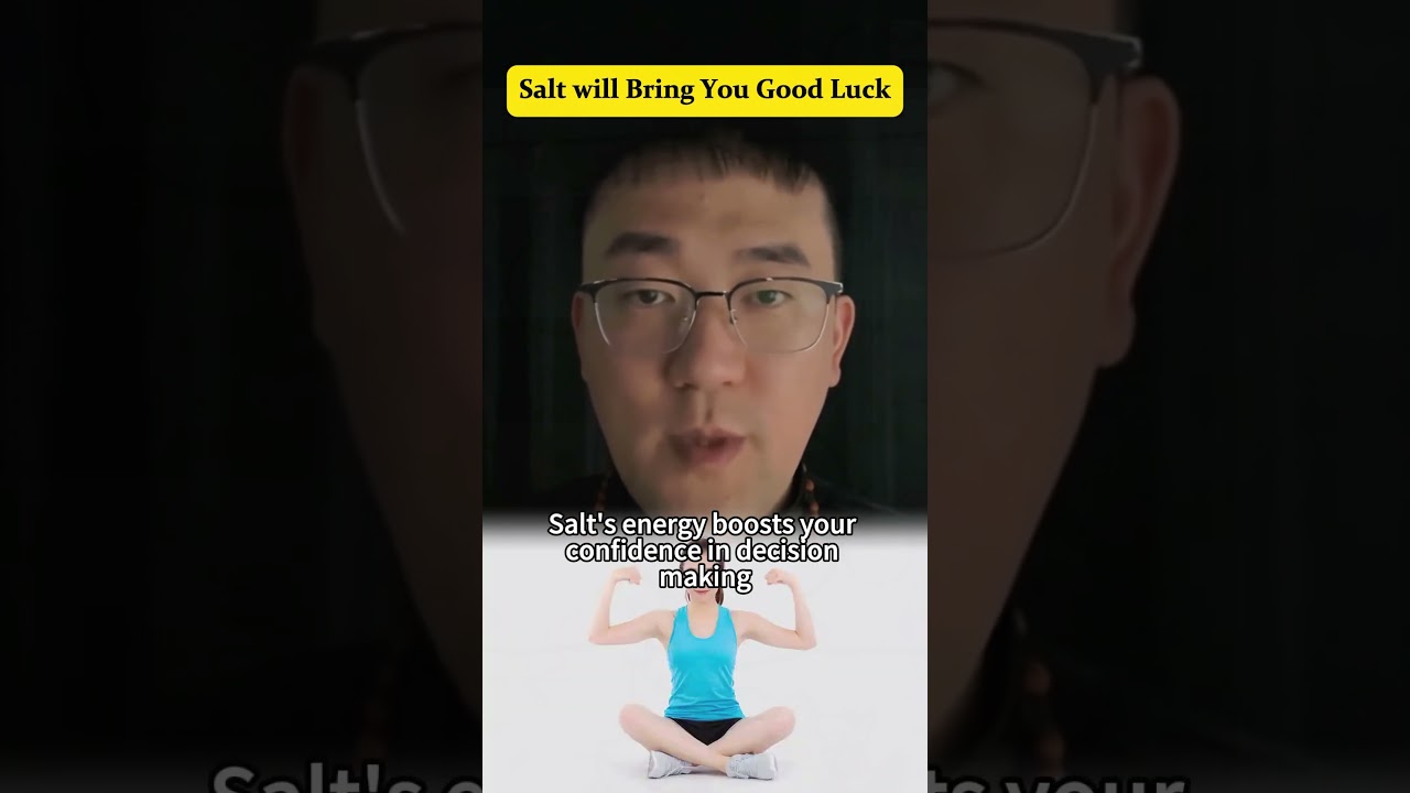 Salt will bring you good luck