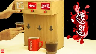 How to Make Coca Cola Soda Fountain Machine with Tea and Coffee at Home