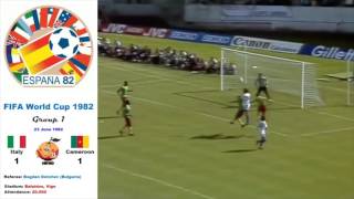 FIFA World Cup 1982 Italy vs Cameroon - Decades Project
