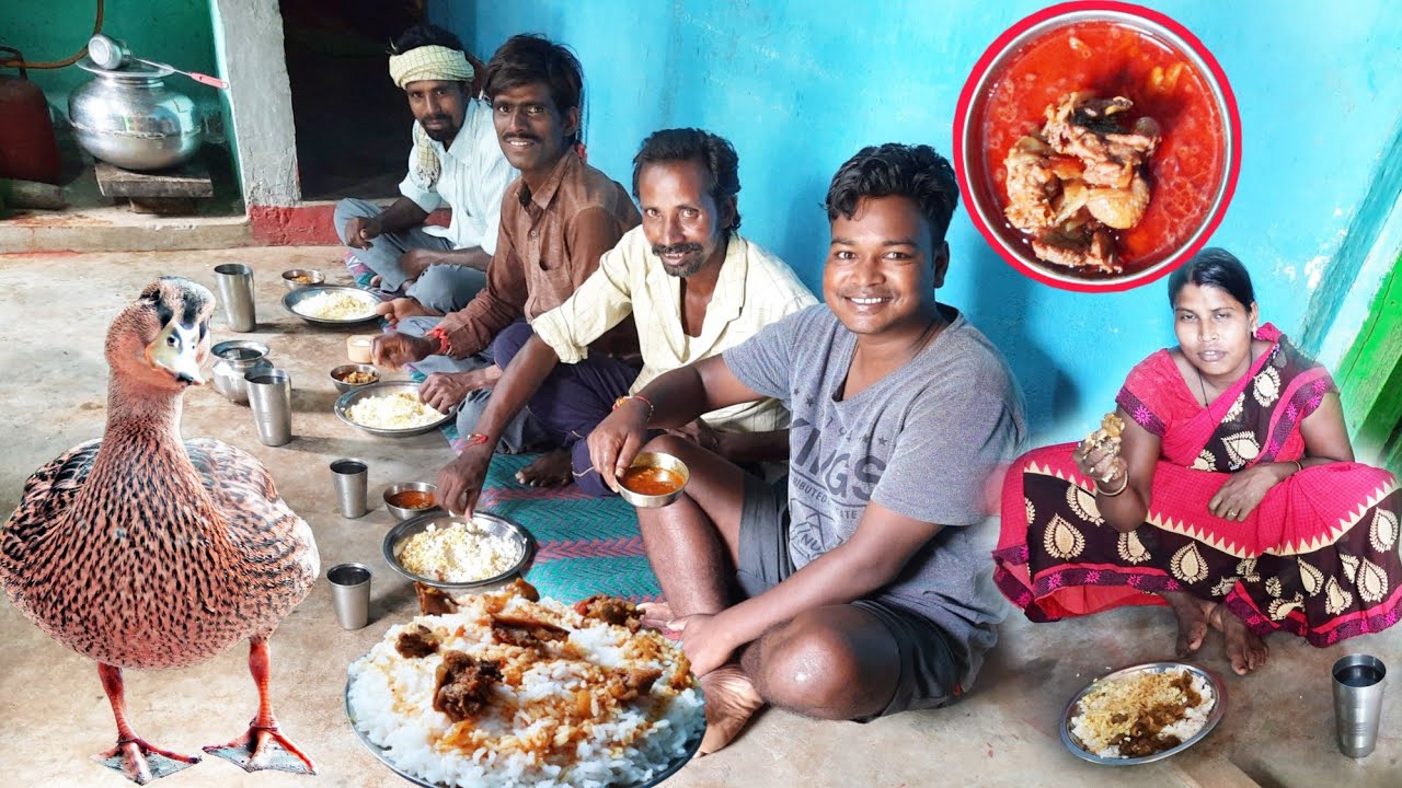 Duck meat curry cooking village style Duck meat cooking Duck curry