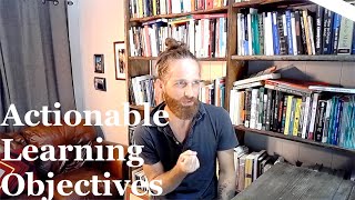 Simple Guide to Actionable Learning Objectives