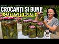 CASTRAVEȚI MURAȚI pentru IARNĂ – Rețeta care IESE CROCANTĂ de fiecare dată!