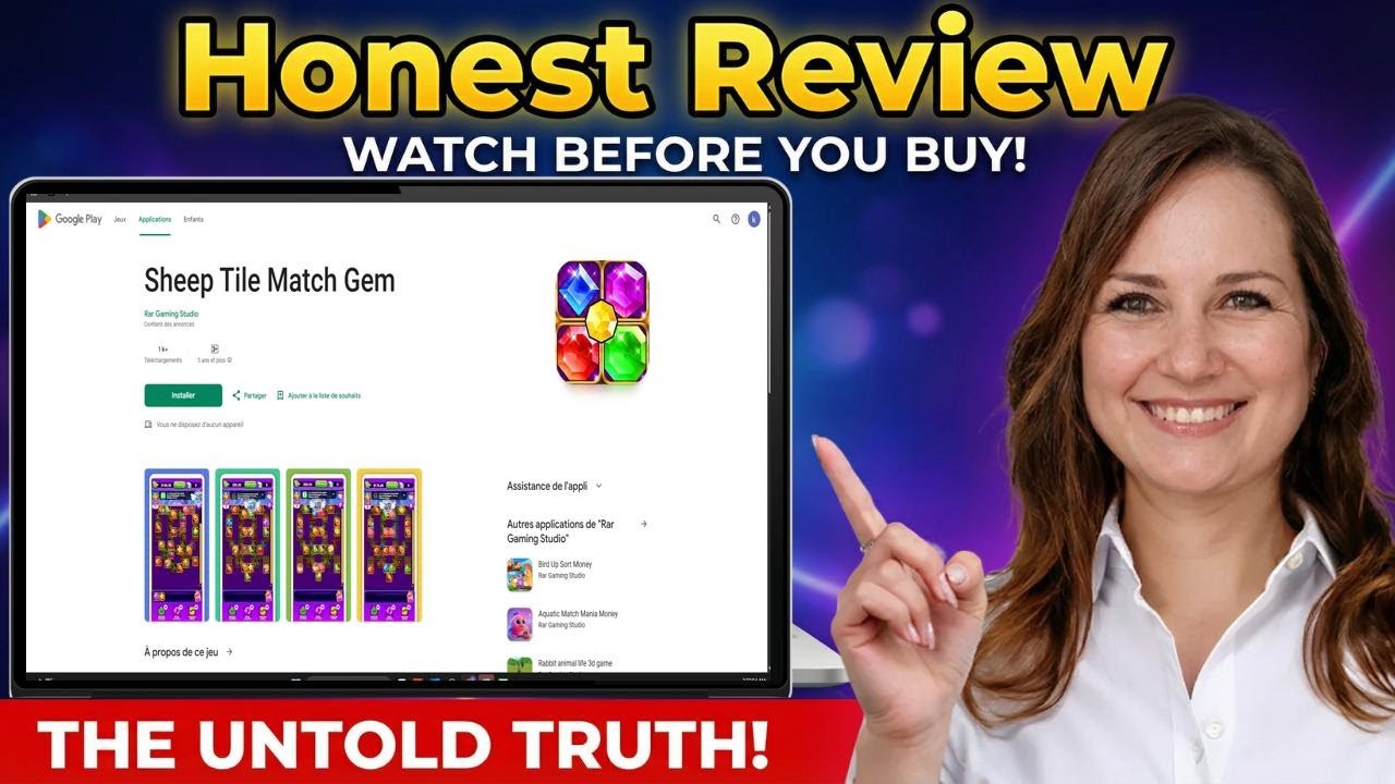 Playing Sheep Tile Match Gem: Legit Earnings or Fake Game? - YouTube