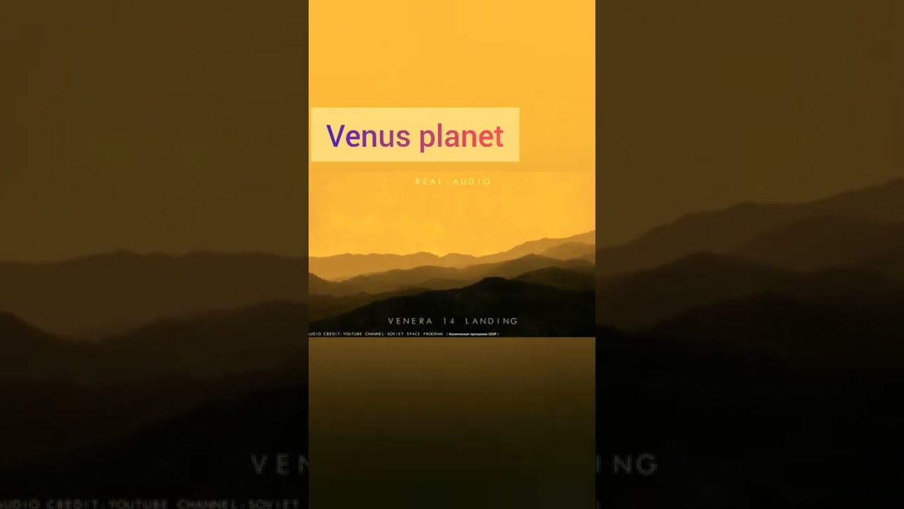 Venus Planet real Video. Venus planet of love