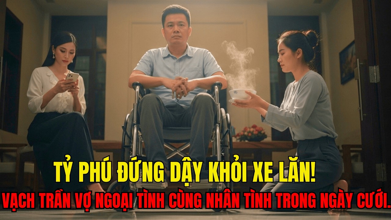Ngày Cưới Tỷ Phú Đứng Dậy Khỏi Xe Lăn Vạch Trần Vợ Ngoại Tình Cùng Nhân Tình Bí Mật.