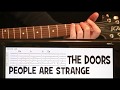 People Are Strange Tab & Guitar Chords The Doors Guitar Lesson Also Echo and the Bunnymen  Lost Boys