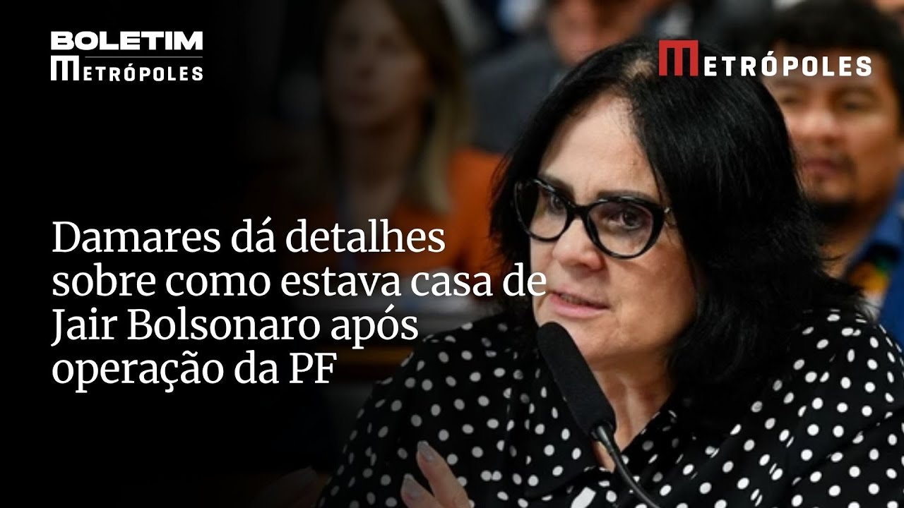 Damares dá detalhes sobre como estava casa de Jair Bolsonaro após operação da PF