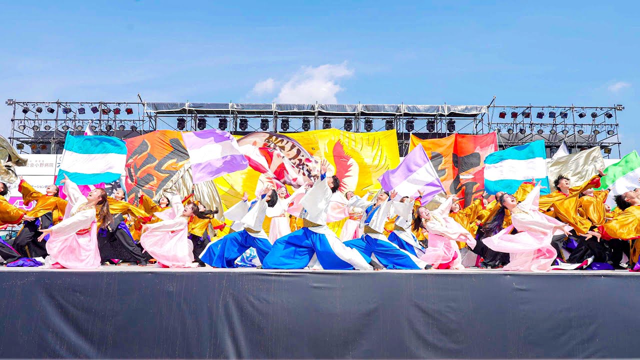 [4K]  京炎 そでふれ！彩京前線　おの恋おどり(小野まつり) 2025 きららメインステージ