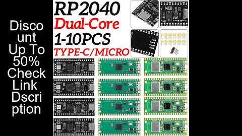 Official Raspberry Pi Pico Board RP2040 Dual-Core 264KB ARM Low-Power Microcomputers High-Performanc